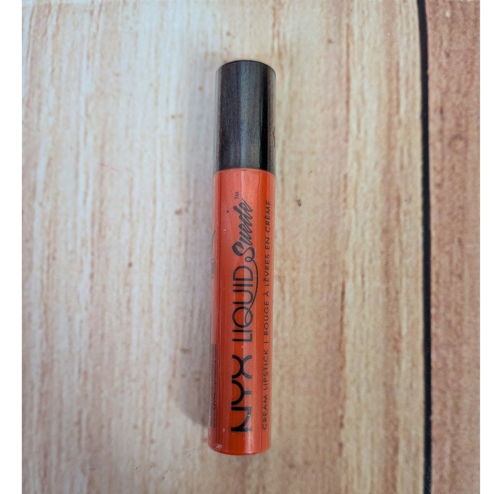 NYX Liquid Suede Cream Lipstick Orange County LSCL05 Matte Finish 0.13oz